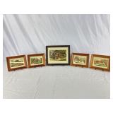Antique Framed Prints.