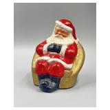Vtg Banthrico Sleeping Santa Cast Metal Coin B