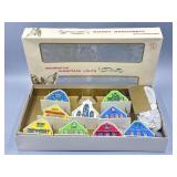 VTG Christmas village Light Cover MFG. Silvestri.