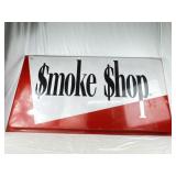 Large Plastic (Smoke Shop) Sign. 36x66 Inches.