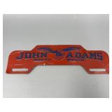 John Adamï¿½s South Bend License Plate Topper