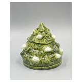 VTG Ceramic Christmas Tree Candle Holder