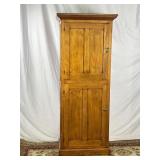 TALL CHIMNEY CUPBOARD - Early 19th C. One-Piece