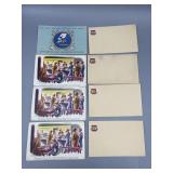 8 VTG Servicemen Postcards