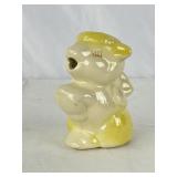 Ceramic Cow Creamer. 4 1/2Inches tall.