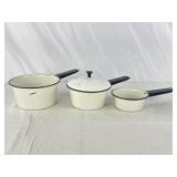 Porcelain Enamel Pot Set.