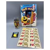 PAC Man Drinking Glass, Coloring Activity Book