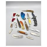 Mixed Pocket Knives, and Key Chains Knives