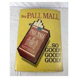 Cardboard Pall Mall Cigarette Advertisement