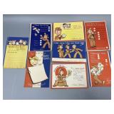 8 1942 WIPCO Jiffy Cards