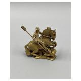DeNicola St. George and the Dragon Figural Brooch
