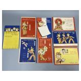 8 1942 WIPCO Jiffy Cards