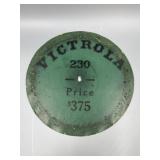 Vtg Cardboard Victrola Model 230 Platter Cover