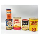 Shell, Varcon, Ultra Lube, & Cross Country Oil