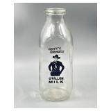 Happy Favorite Oï¿½Fallon Milk Bottle.