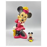 Mini-Mouse Bank and Toy Miki Mouse.