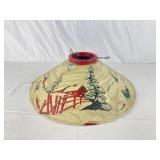 Vintage Tin Lithograph Christmas Tree Stand (