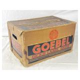 Goebel Gold Label Beer Cardboard Crate (In Rough