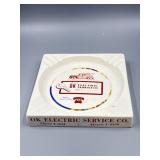 OK Electric Service Co. Advertisement Ashtray