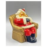 Sleeping Santa Ceramic Bank