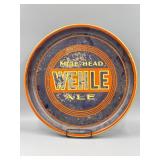 Mule Head Wehle Ale, Beer Tray. 13In Diameter.