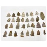 Flint Arrow Heads & Spear Head