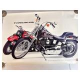 Large Vintage, Harley-Davidson Posters.