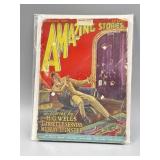 Antique January 1927 Amazing Stories by H.G. Wells