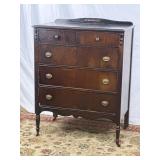 5 Drawer Chest Of Drawers. 34In W, 44In T, 20In D.