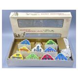 VTG Christmas village Light Cover MFG. Silvestri.