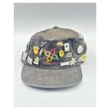 Hat W/Collectable Pins.