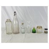 Mixed Bottles, Perfume, Milk, Wine, Water,