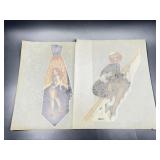 2 Roach Pin Up Iron-Ons