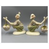 Pair of Asian Inspired Hedi Schoop (Hollywood, CA)