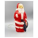 1968 Empire Plastic Lighted Santa Blow Mold 13in