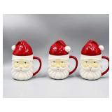 3 TAG Santa Mugs