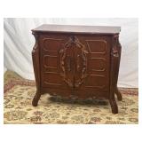 Two Door Side Board. 33In W, 15In D, 31In T.