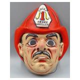 Smoke Smeller" fireman Halloween Mask. 1960s