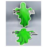 Green Ghost Budweiser Beer Advertising 1989.