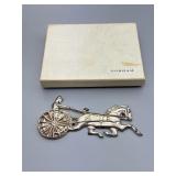 Gorham Sterling Silver Christmas Ornament: Horse