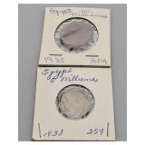 Egyptian Currency, 1938.