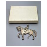 Gorham Sterling Silver Christmas Ornament: Man O