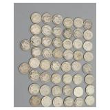 50 Rosevelt Dimes 1946-1964