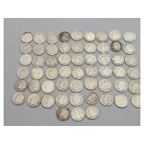 57 Rosevelt Dimes 1946-1964