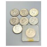 8 Bicentennial Kennedy Half Dollars