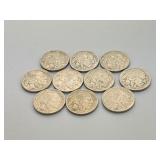 10 1937 Buffalo Nickels (No Mint Marks)