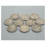 1937 Buffalo Nickels (D Mint Marks)