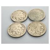 4 Buffalo Nickels