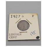 1927 D Fine Lincoln Penny.