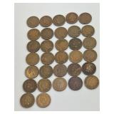 32 Indian Head Pennies